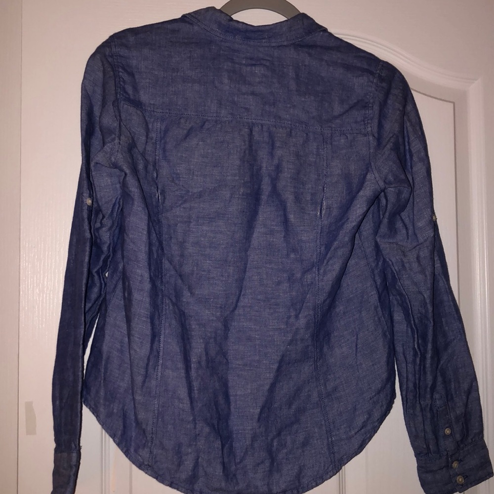 Collared blue button up - Picture 2 of 2
